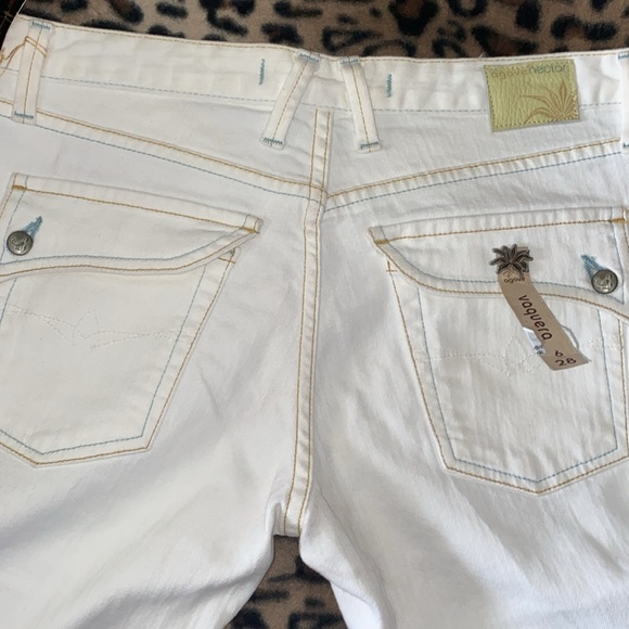 AGAVE Jeans Women’s Size 28 Size 6 Agave Slim Boot Cut Jeans Agave Nectar White - Picture 6 of 16
